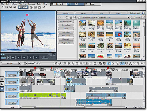 ����� �������������� MAGiX Movie Edit Pro