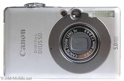 �������� ����������� Canon Digital IXUS 50