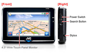 JVC KV-PX70 – официальный анонс нового GPS-навигатора