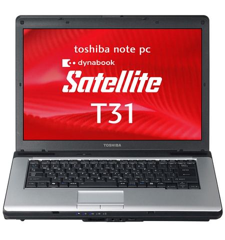 Toshiba Dynabook Satellite T31 с ОС Vista или Windows XP на выбор