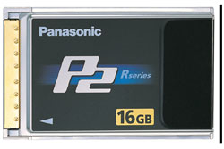 Panasonic P2 – PCMCIA-накопители ёмкостью 16Гб