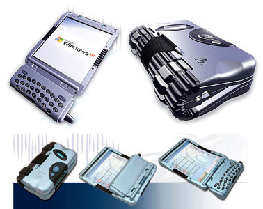 Flexi PDA: концепт складывающегося портативного компьютера