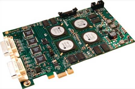 Stretch представляет первый в мире 16-канальный рекордер H.264 в виде карты расширения PCI-Express