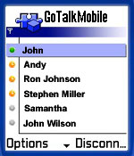 GoTalkMobile - клиент Google Talk для J2ME телефонов